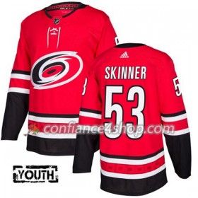 Adidas Maillot de Hockey Carolina Hurricanes Jeff Skinner 53 2017-2018 Rouge Authentic - Enfant